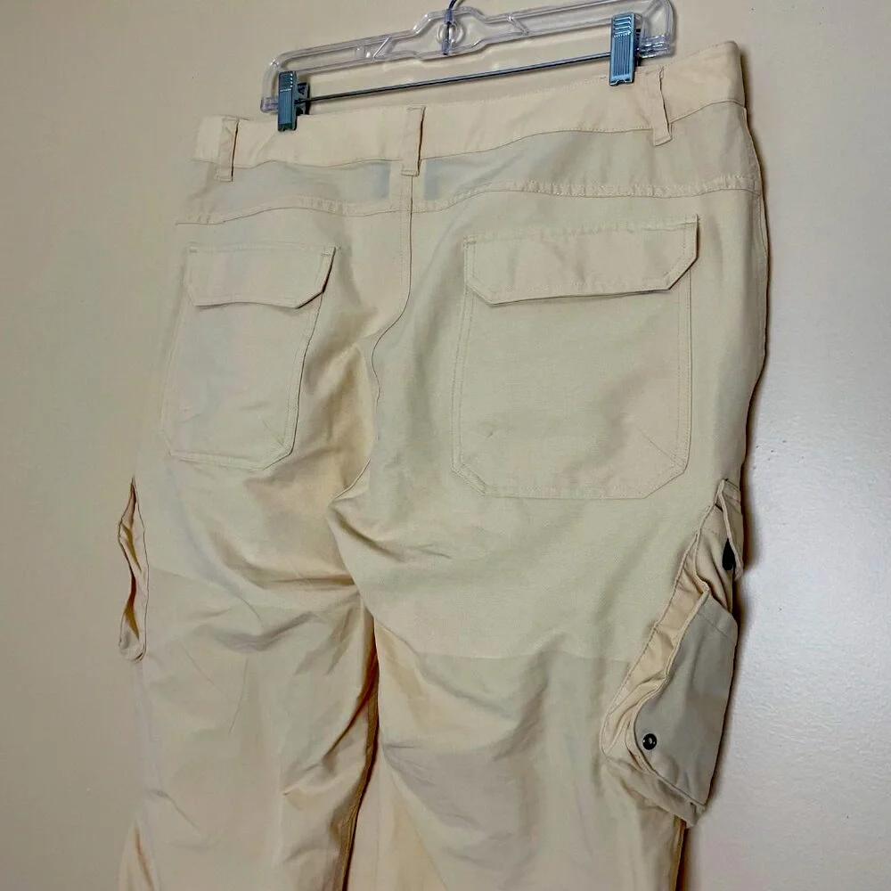 Grundens Butter Yellow Breakwater Cargo Pants Men's 38 Outdoors Fishing Gorpcore
